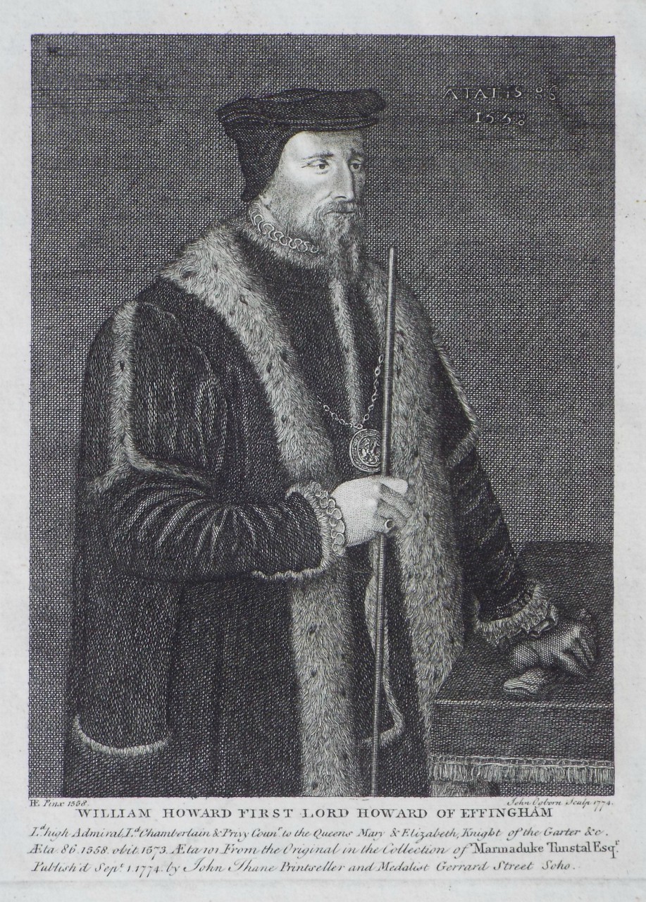 Print - William Howard First Howard of Effingham - Ogborn