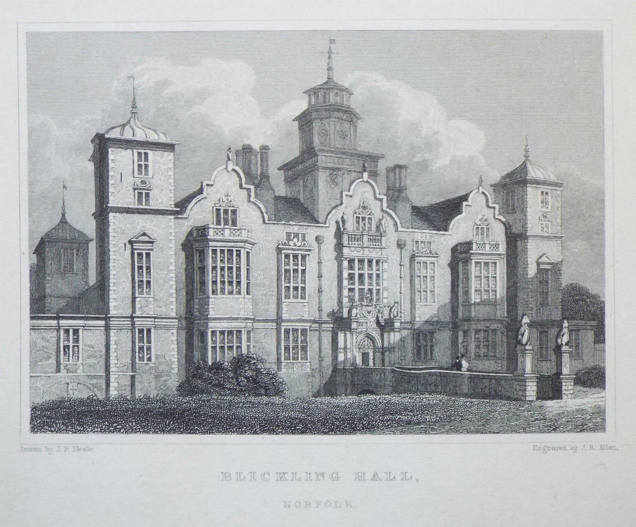 Print - Blickling Hall, Norfolk. - Allen