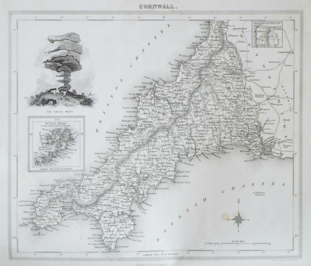 Map of Cornwall - Walker