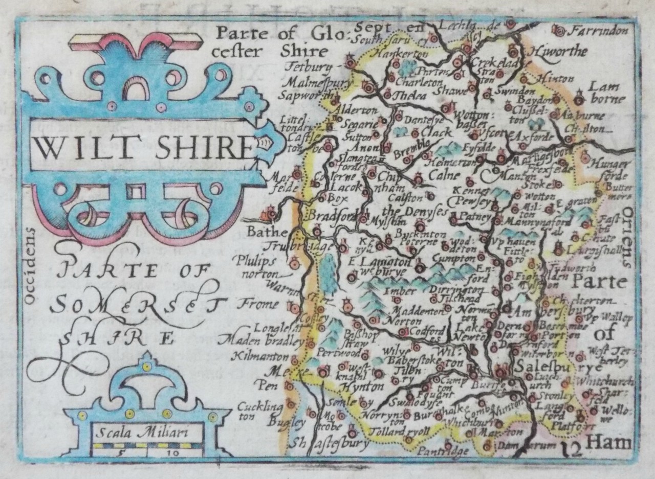 Map of Wiltshire - Keere