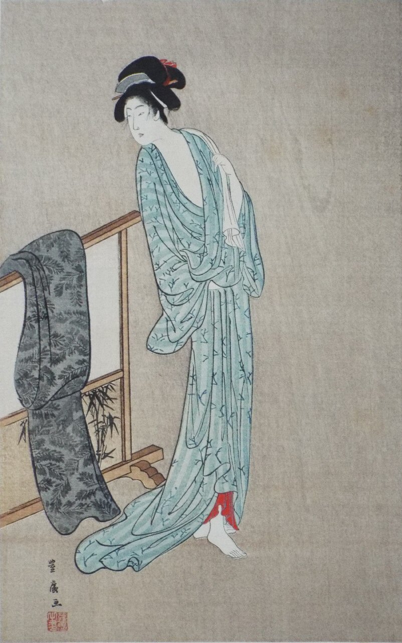 Ukiyo-e - (Geisha)