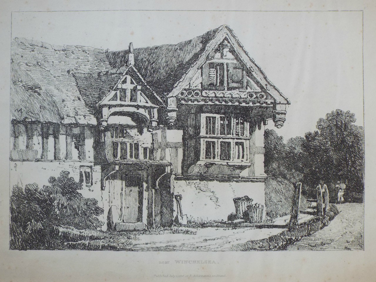 Soft-ground Etching - Near Winchelsea. - Prout