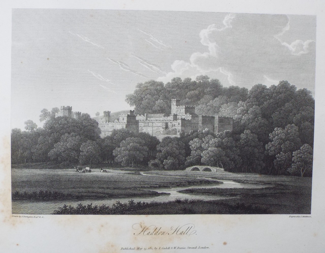 Print - Haddon Hall. - Middiman