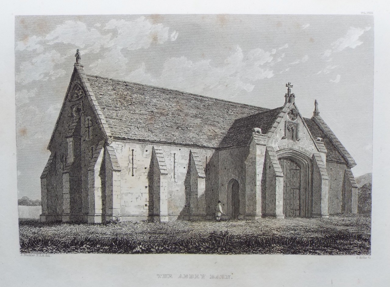 Print - The Abbey Barn. - Hollis