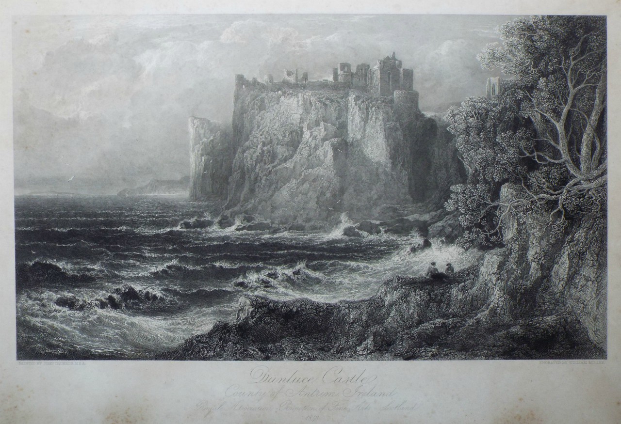 Print - Dunluce Castle County of Antrim, Ireland - Miller