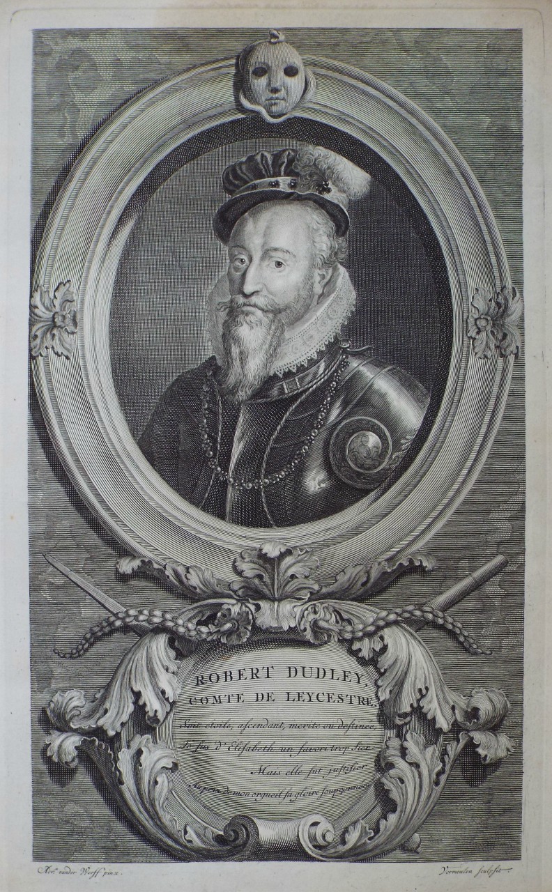 Print - Robert Dudley, Comte de Leycestre. - 