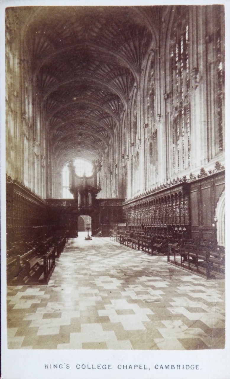 Photograph - King's College Chapel, Cambridge.