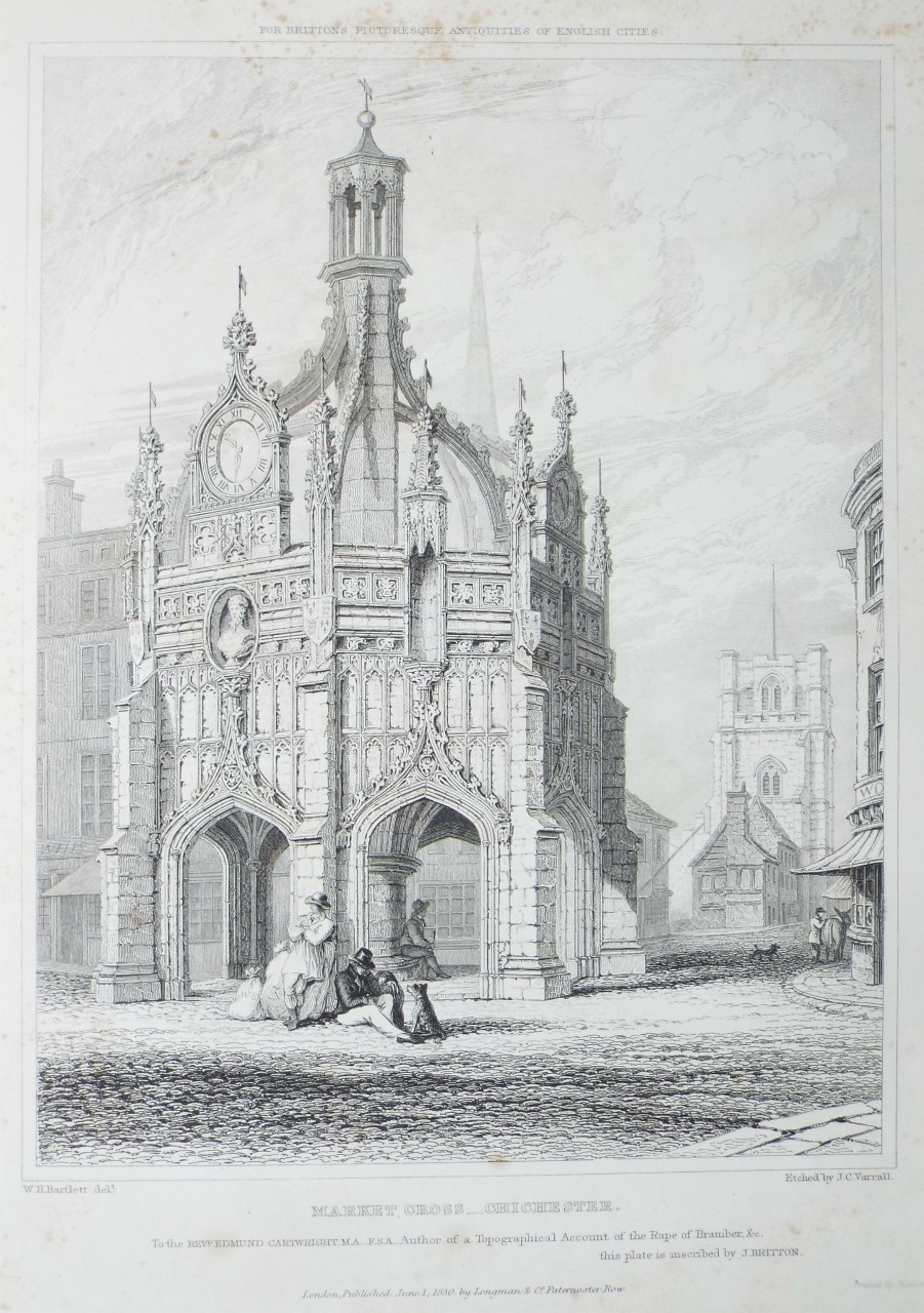 Print - Market Cross - Chichester. - Varrall