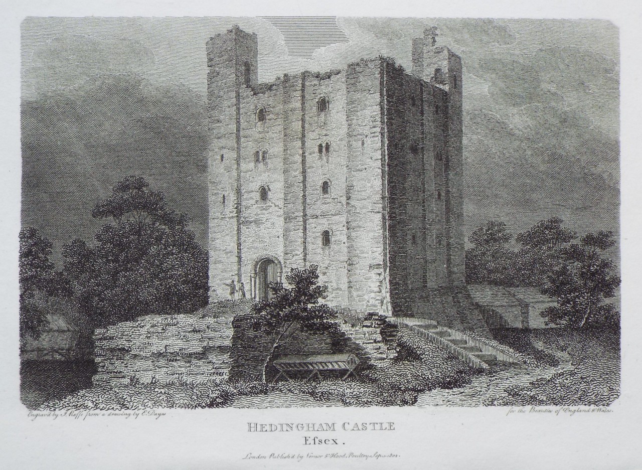 Print - Hedingham Castle Essex. - Roffe