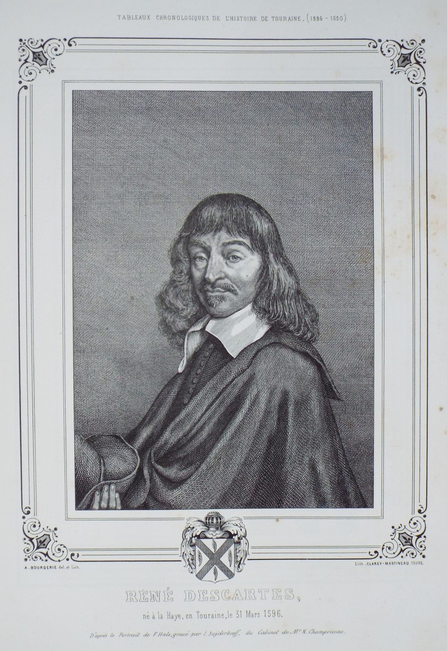 Lithograph - Rene Descartes