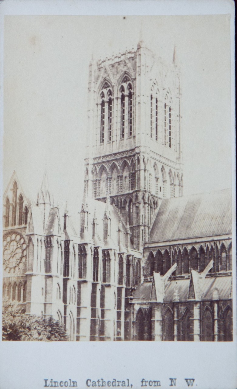 Photograph - Lincoln Cathedral, from N. W.