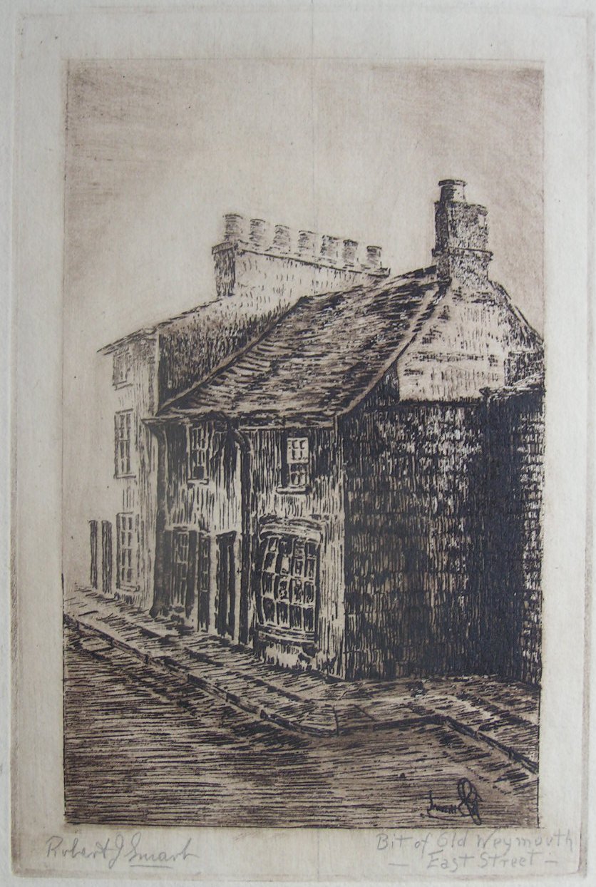 Etching - Bit of Old Weymouth - East Street - Smart