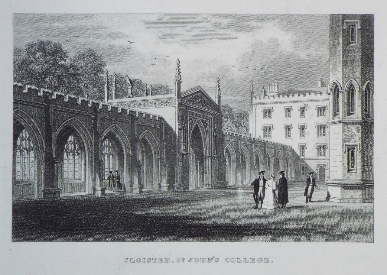Print - Cloister, St. John's College.