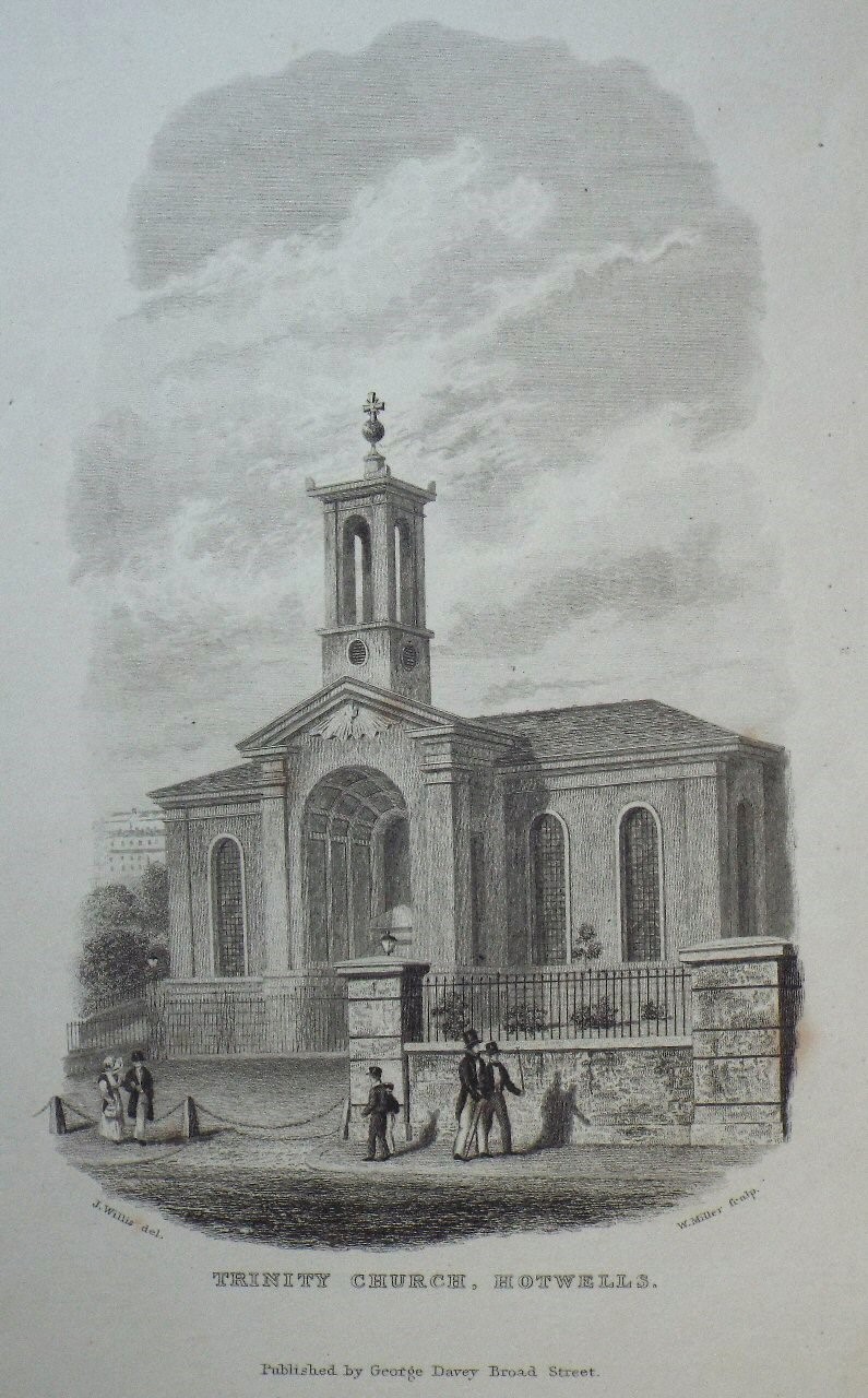 Print - Trinity Church, Hotwells. - Miller