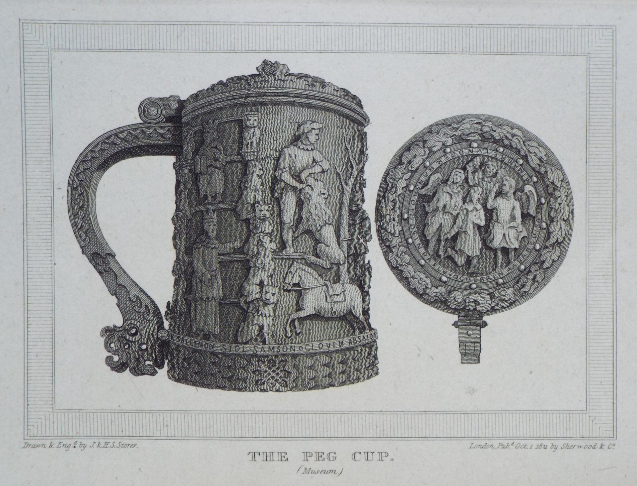 Print - The Peg Cup. (Museum.) - Storer