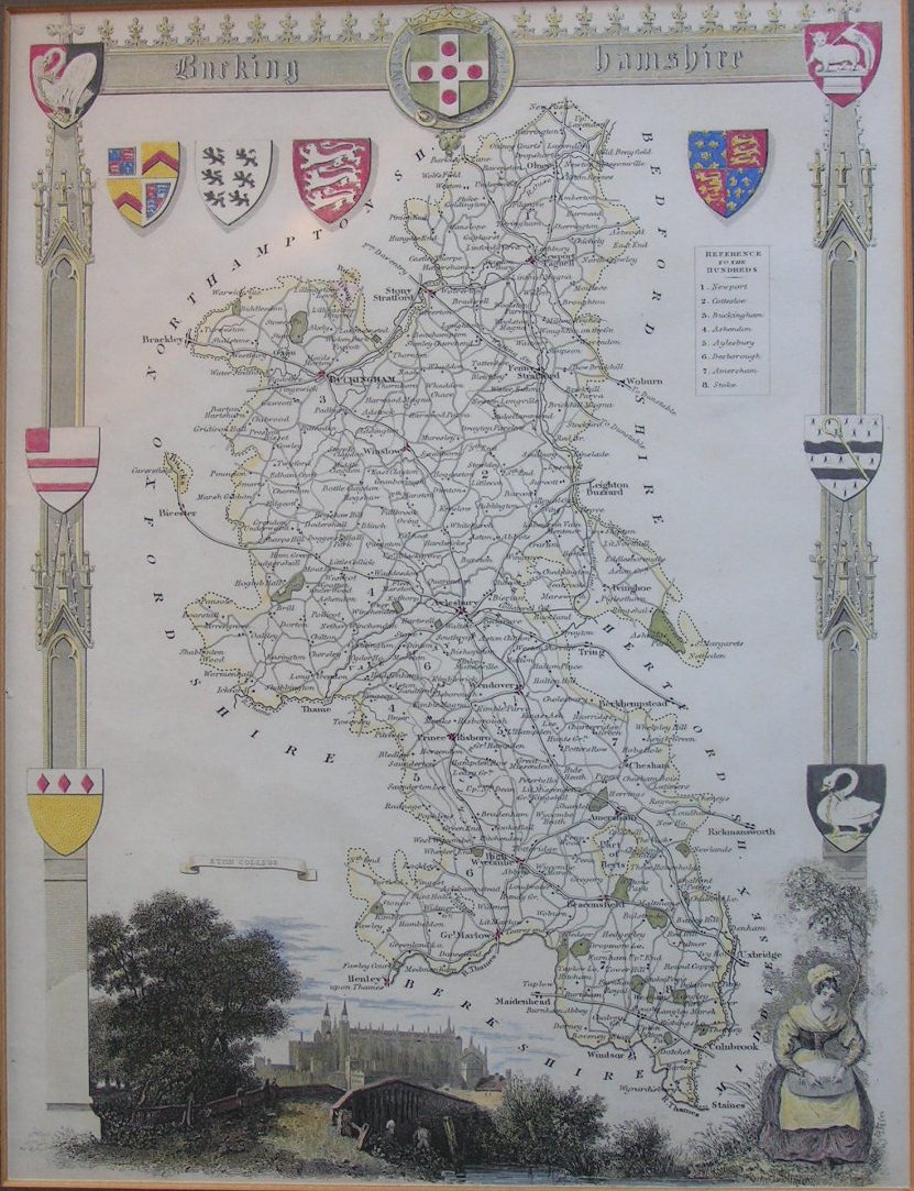 Map of Buckinghamshire - Moule