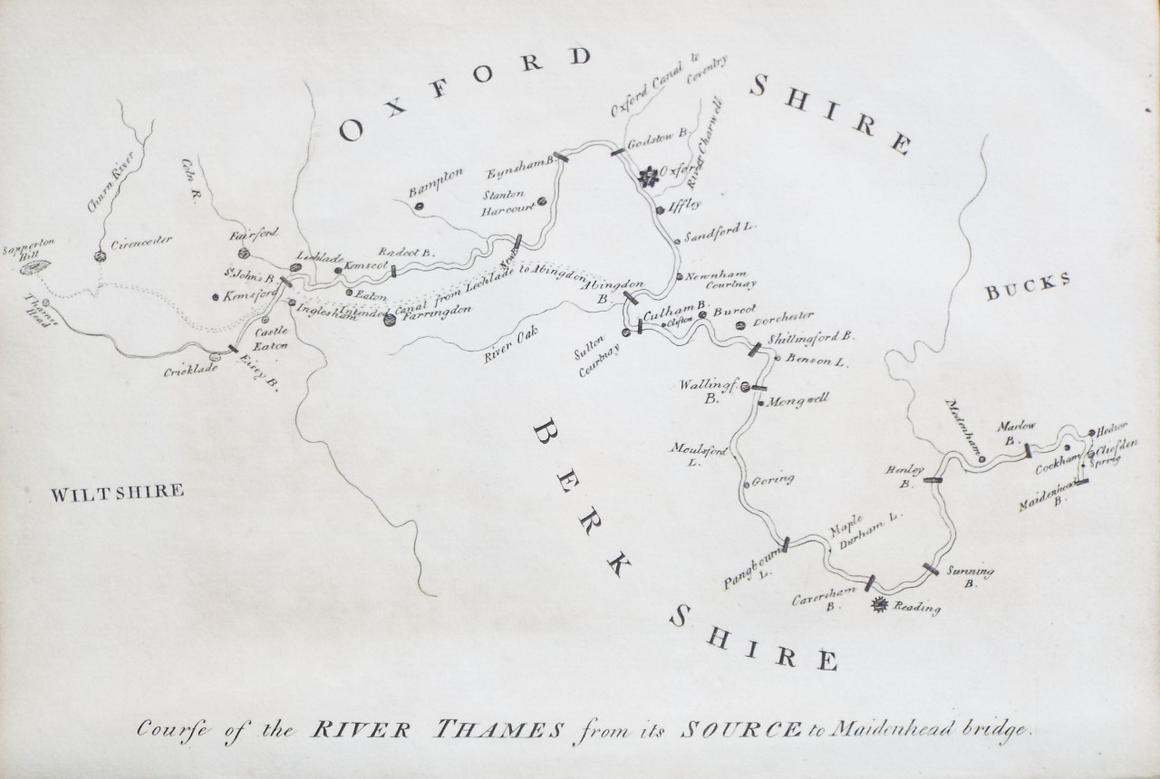 Map of River Thames