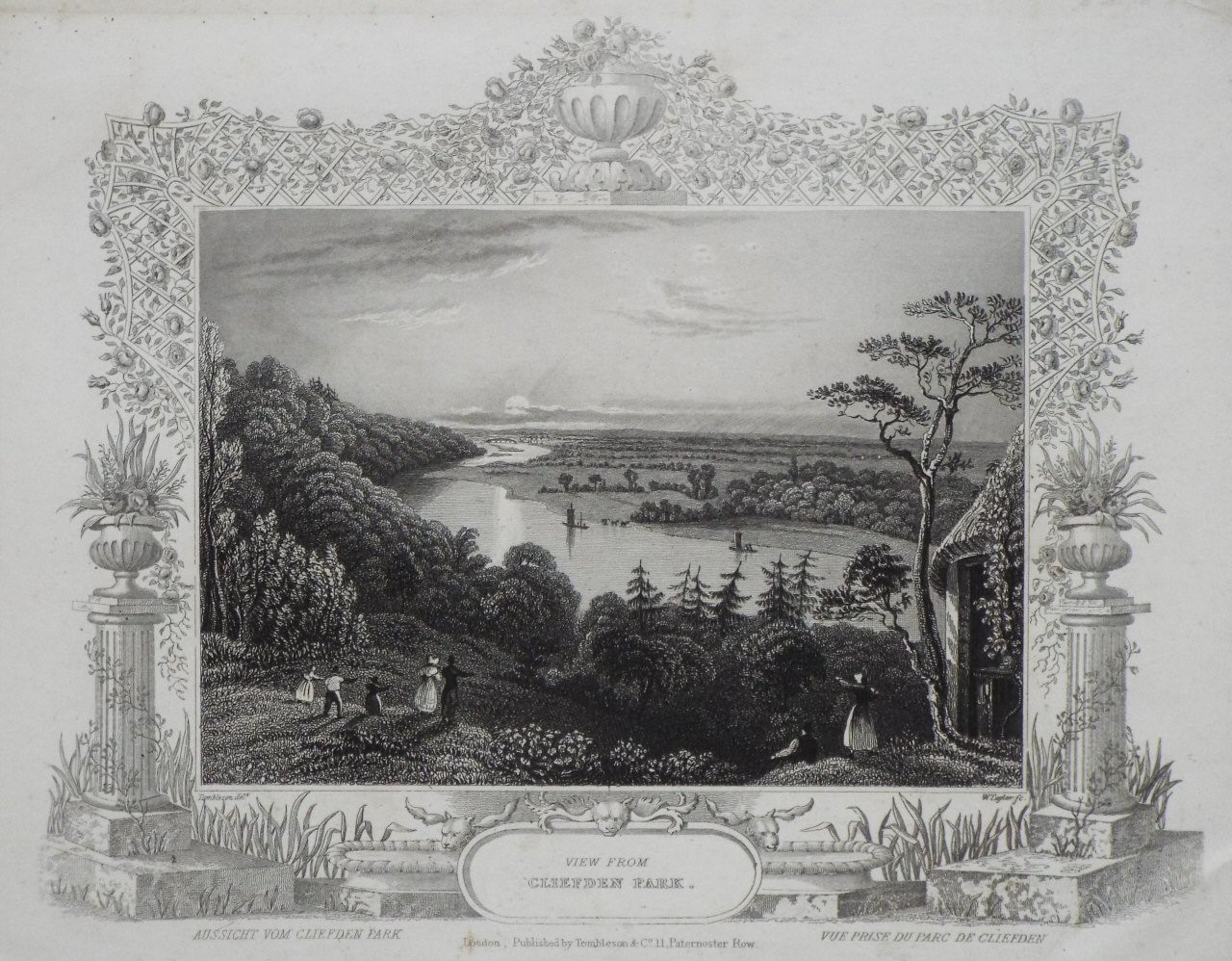 Print - View from Cliefdon Park. - Taylor