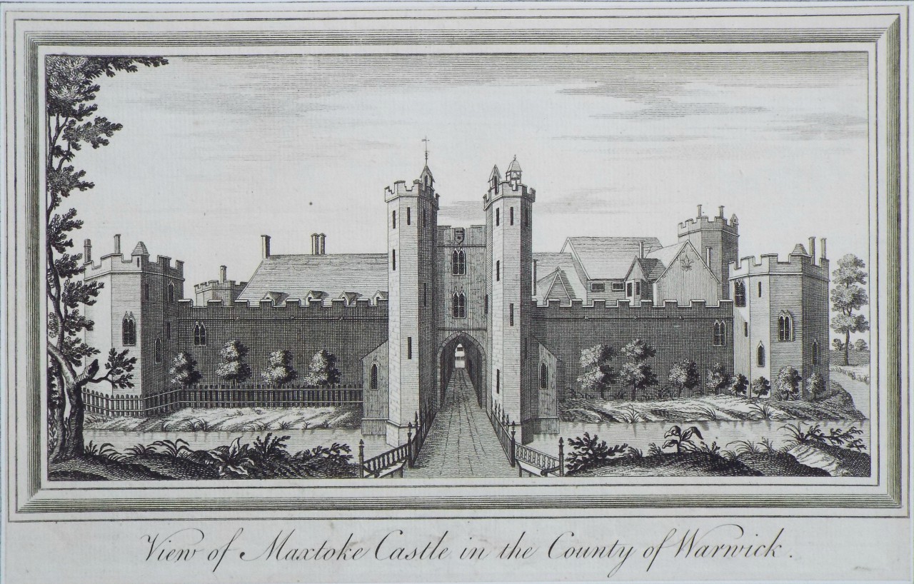Print - View of Maxtoke Castle, in the County of Warwick.