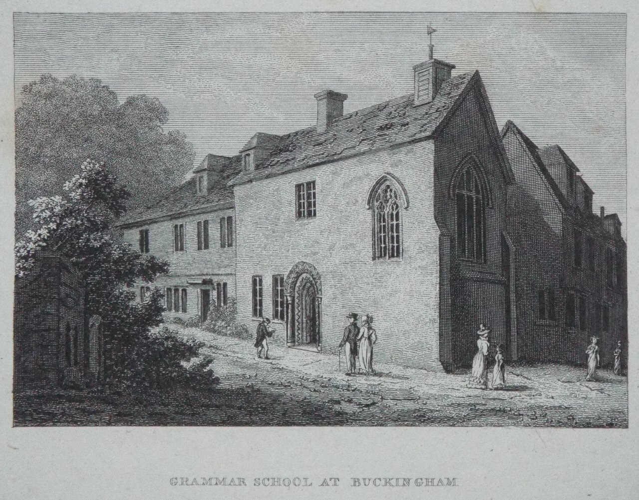 Print - Grammar School at Buckingham