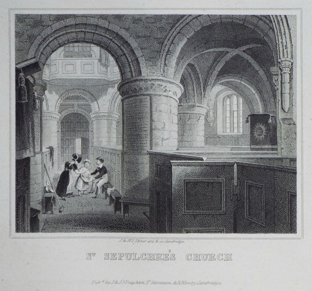 Print - St. Sepulchre's Church - Storer