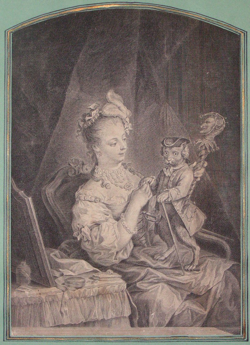 Print - La Folie du Siecle. - Martinet