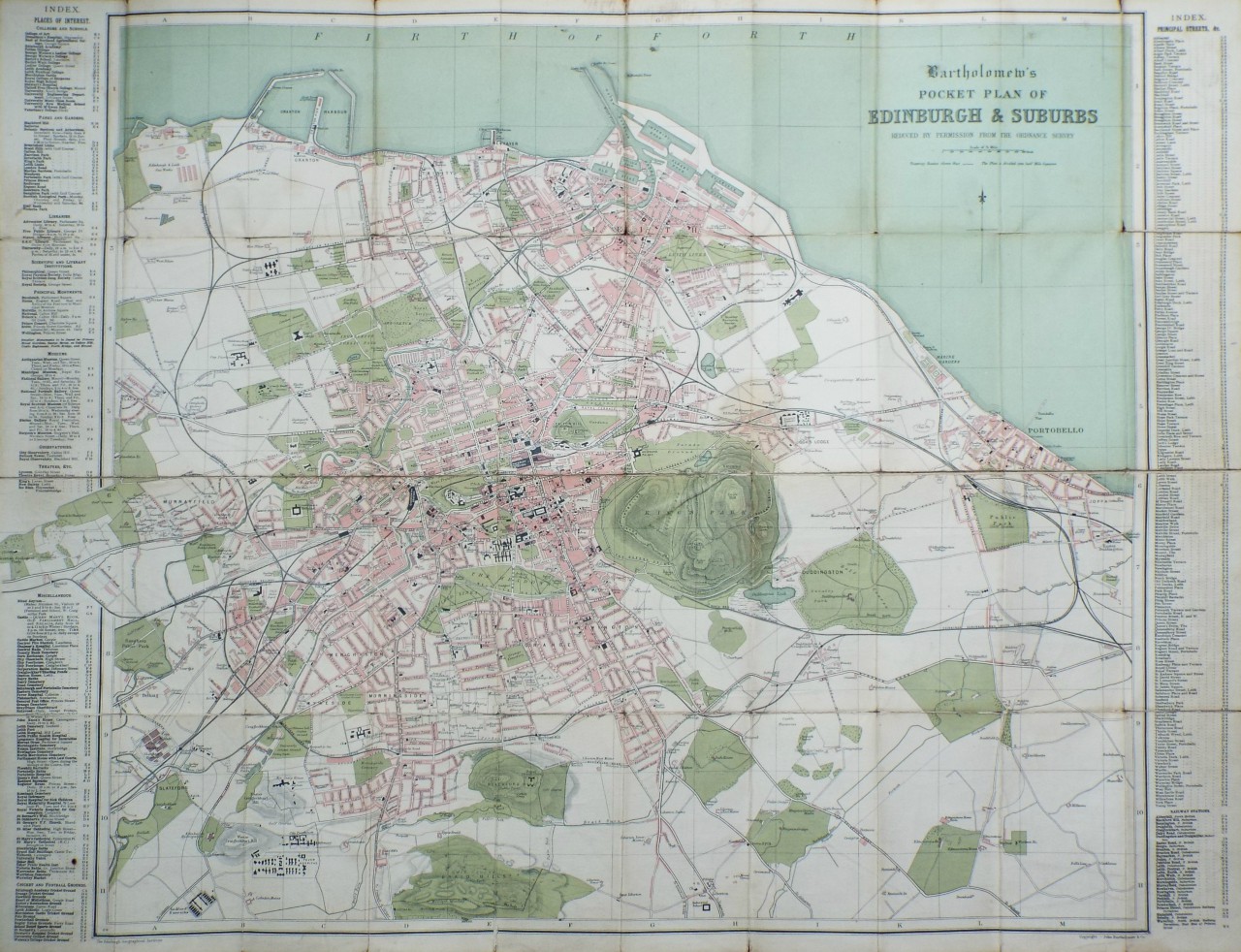 Map of Edinburgh - Edinburgh