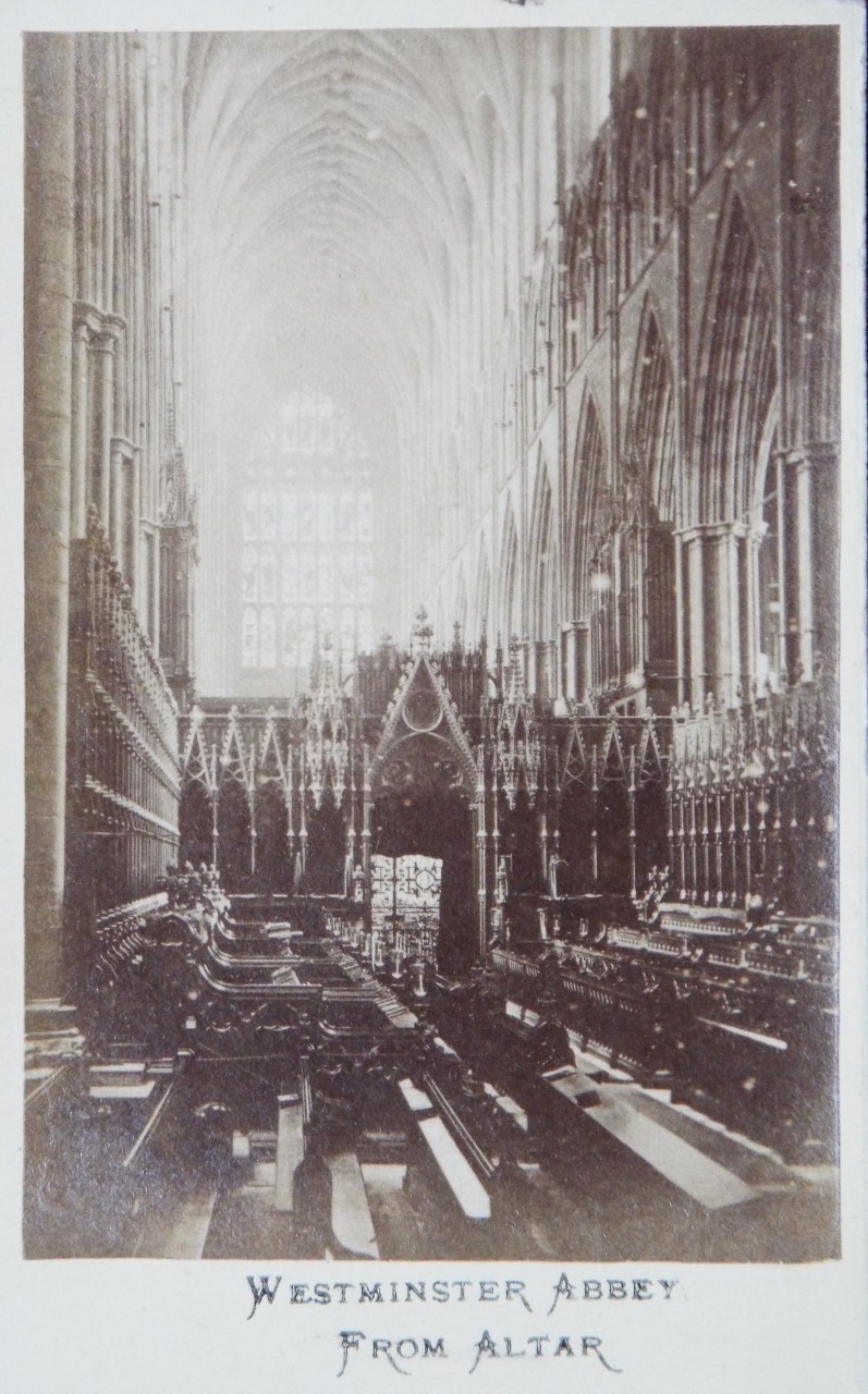Photograph - Westminster Abbey From Altar