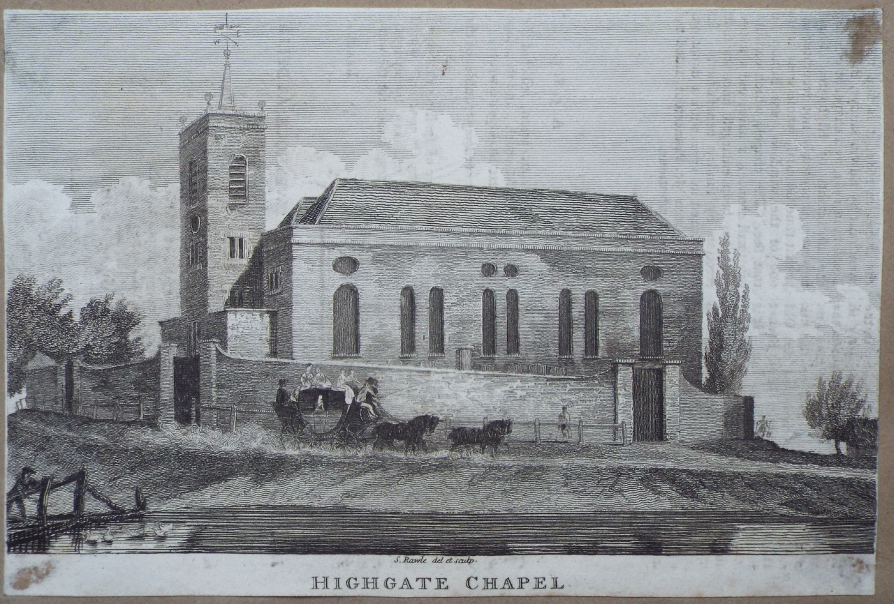 Print - Highgate Chapel - Rawle