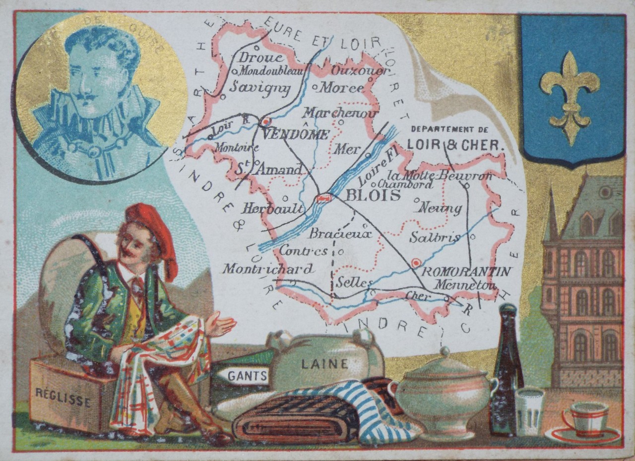 Map of Loir et Cher