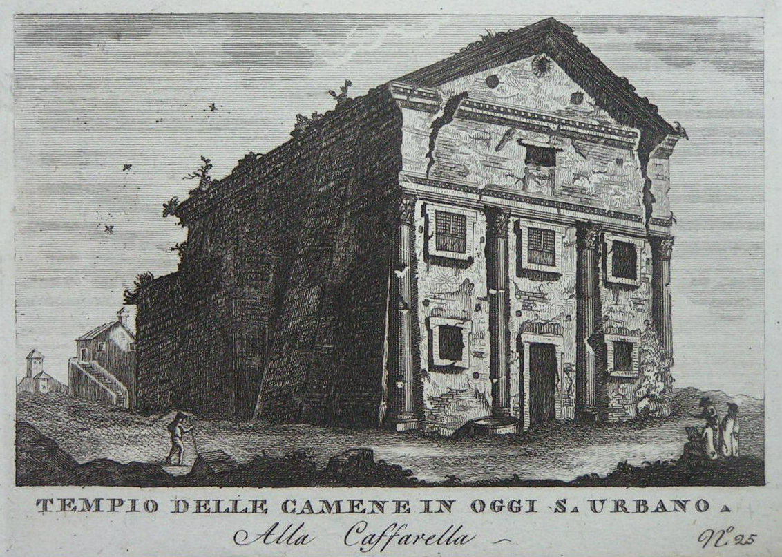 Print - Templo delle Camene in Oggi S. Urbano. Alla Caffarella