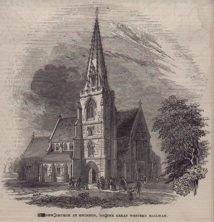 Wood - A New Church at Swindon, on the Great Western Railway