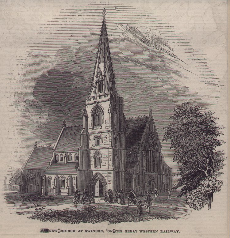 Wood - A New Church at Swindon, on the Great Western Railway