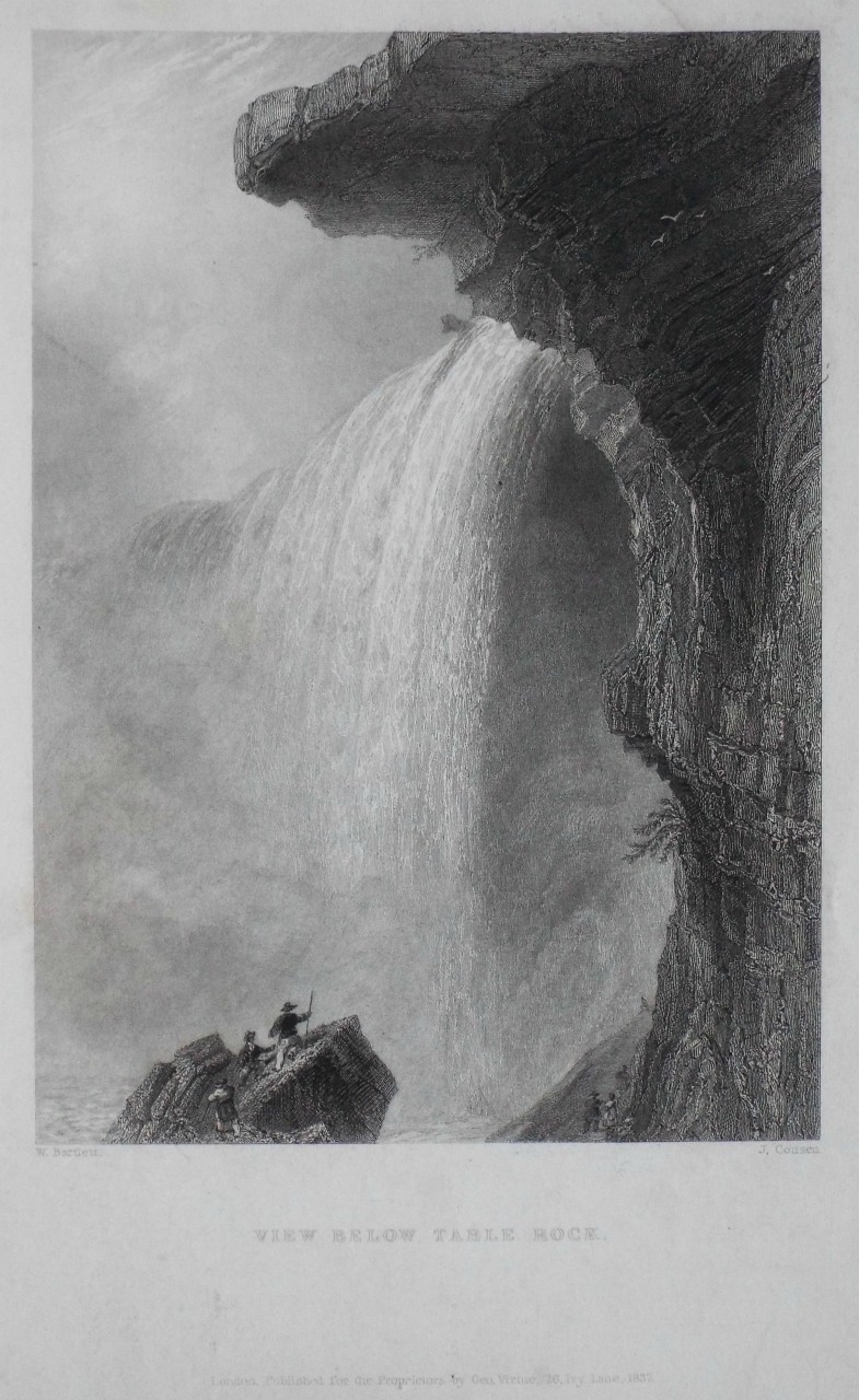 Print - View below Table Rock. - Cousen