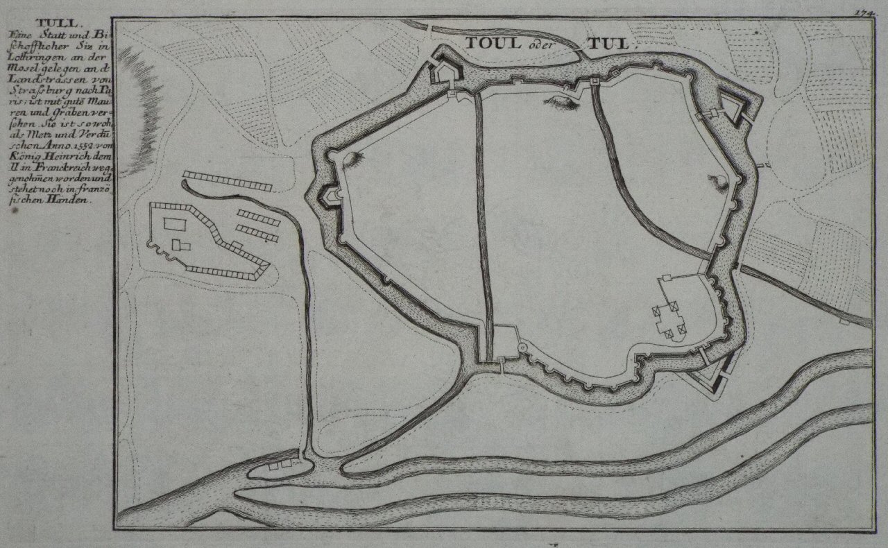 Map of Toul - Toul