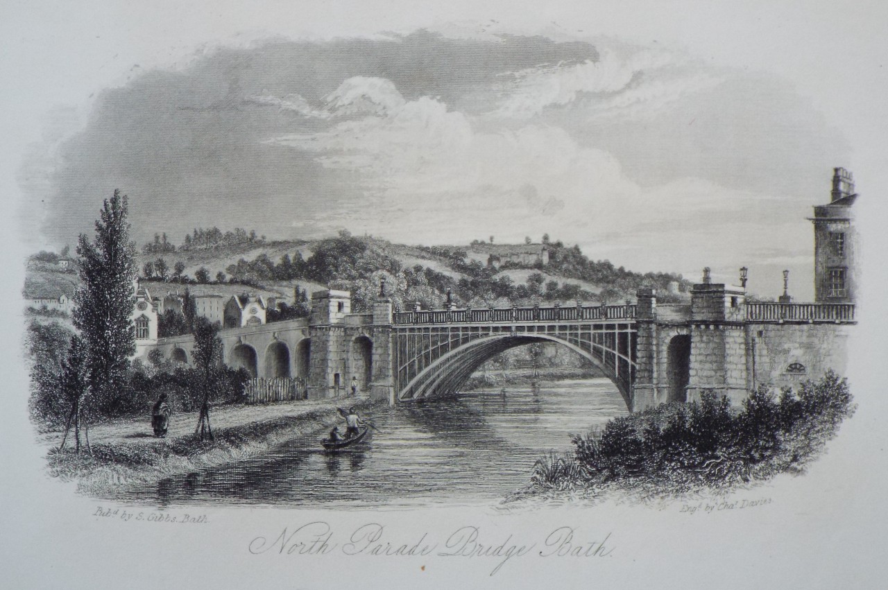 Steel Vignette - North Parade Bridge Bath. - Davis
