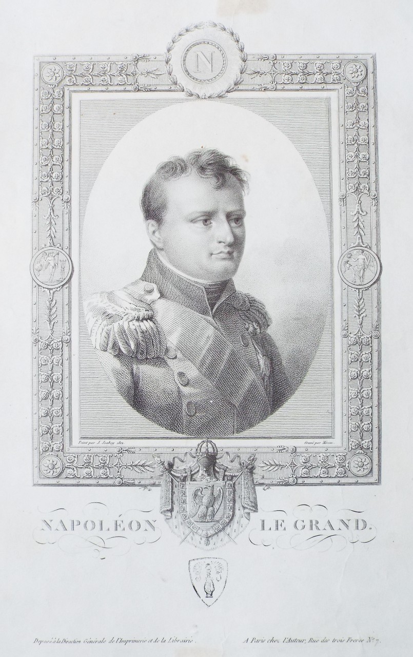 Stipple - Napoleon le Grand. - 