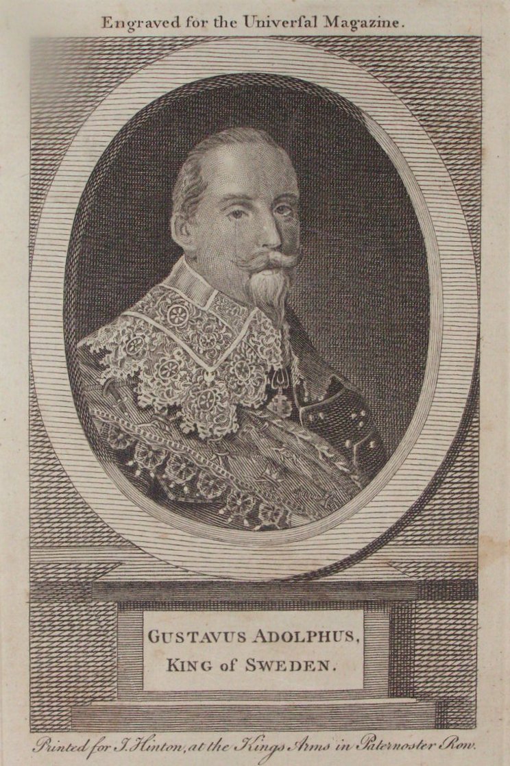 Print - Gustavus Adolphus King of Sweden