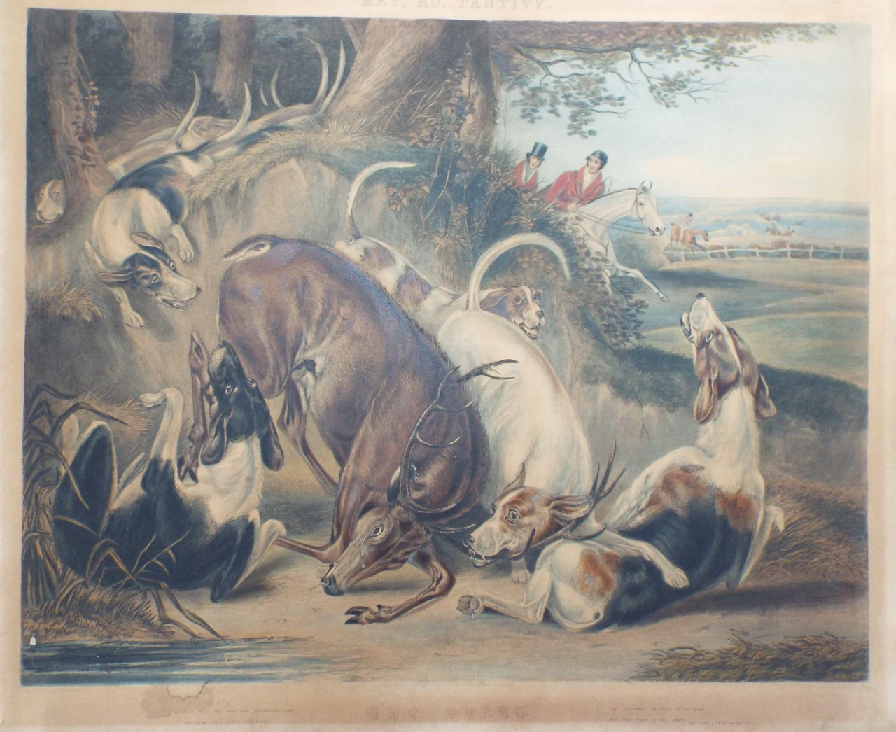Aquatint - The Death. - Mackrell
