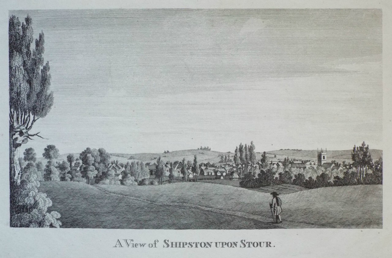 Print - A View of Shipston upon Stour. - Sanders