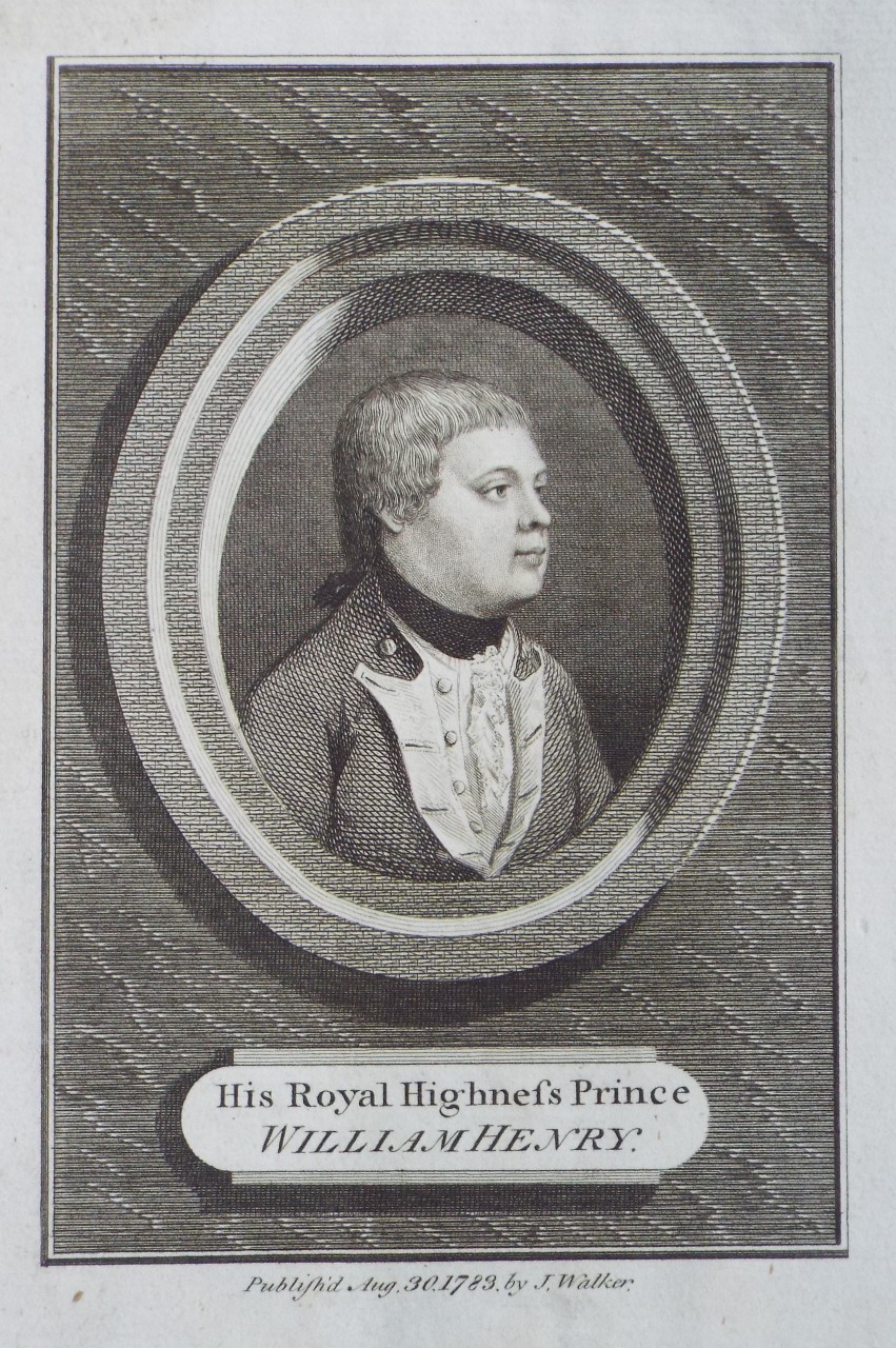 Print - His Royal Highness Prince William Henry.