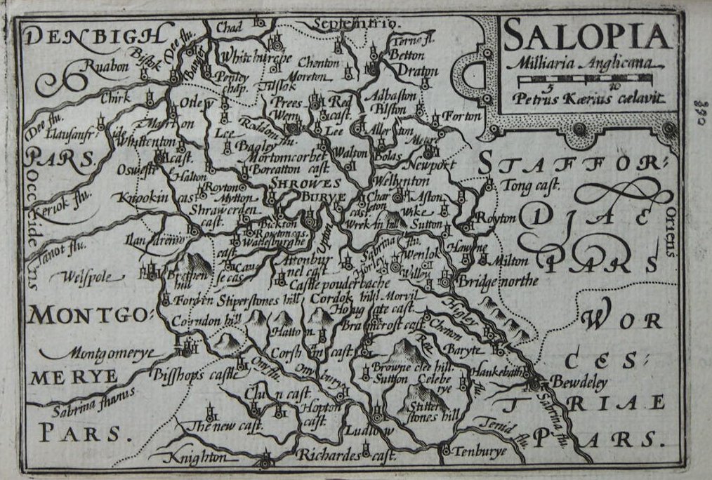 Map of Shropshire - Keere