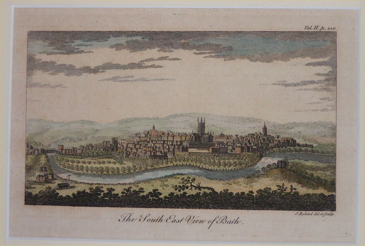 Print - The South East View of the City of Bath