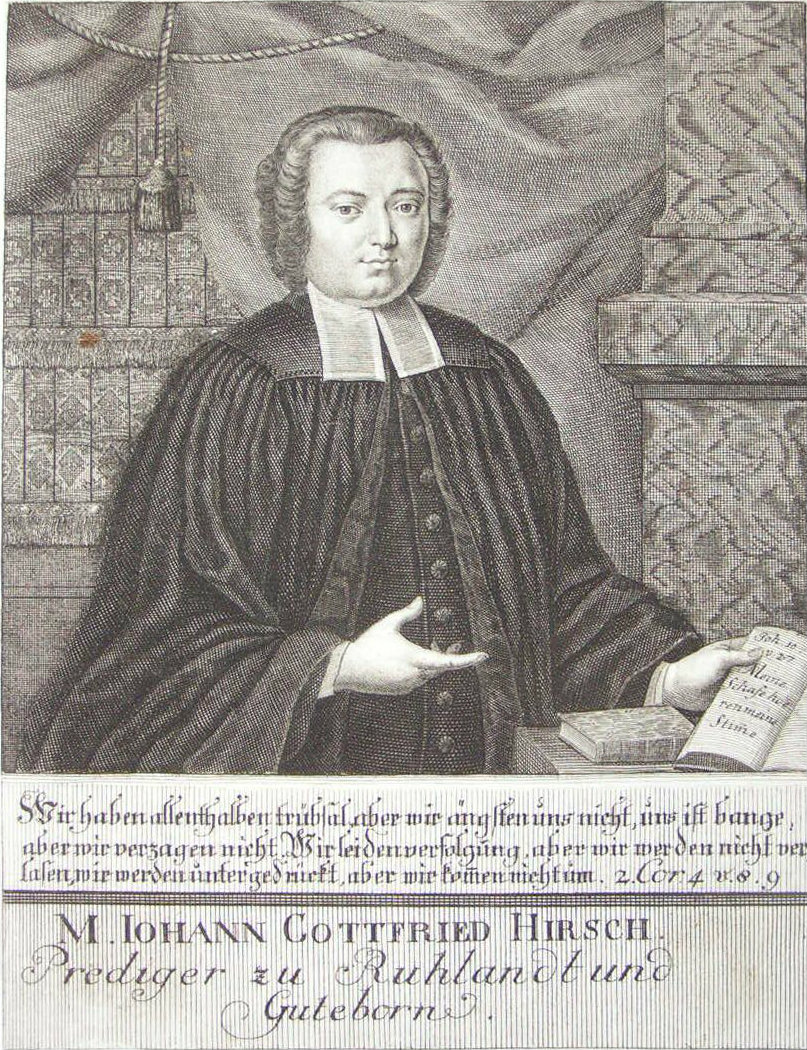 Print - M. Johann Gottfried Hirsch