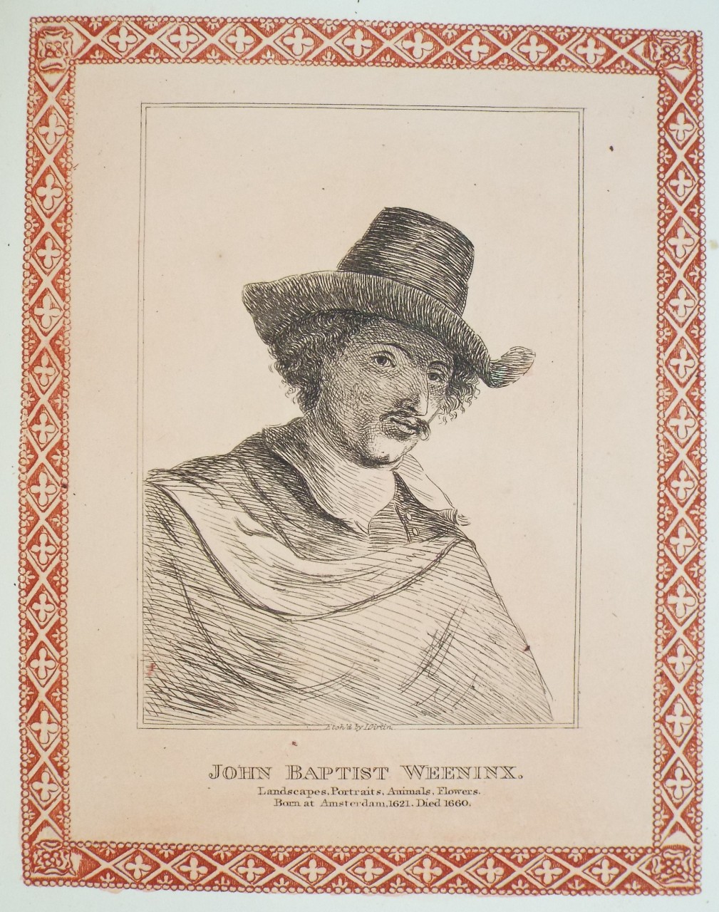 Etching - John Baptist Weeninx. - Girtin