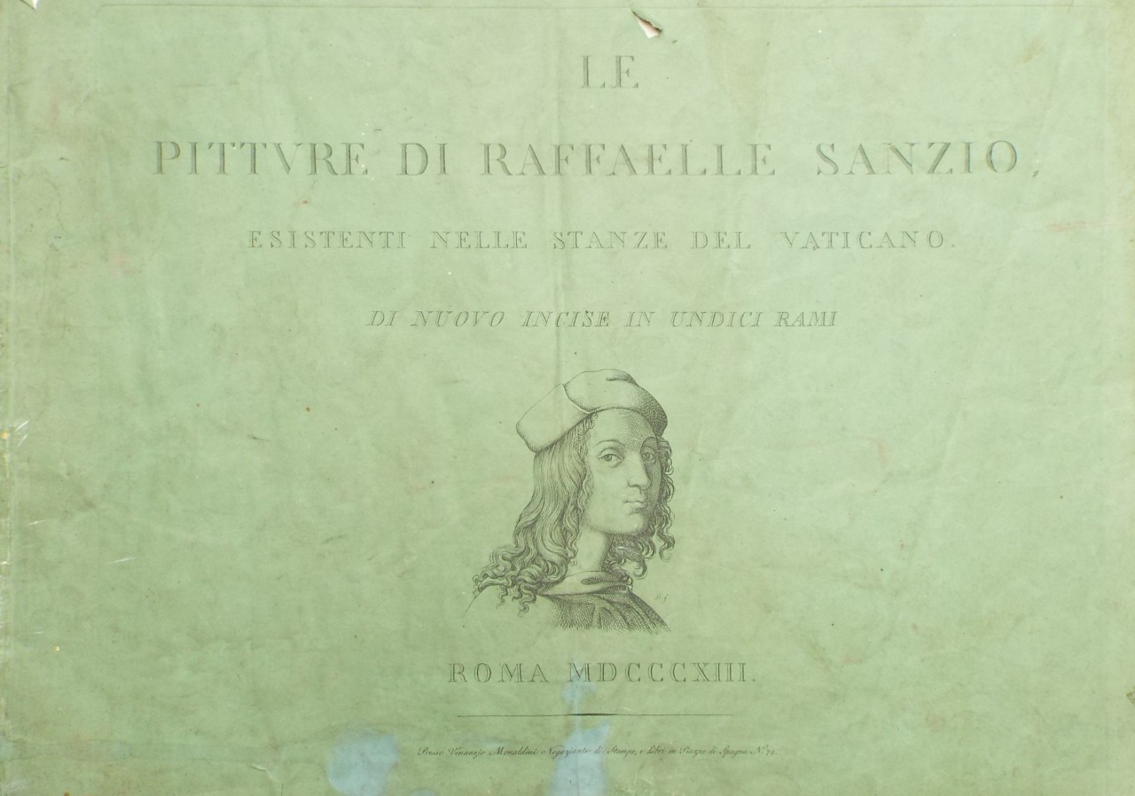 Print - Le Pitture di Raffaello Sanzio, esistenti nelle Stanze del Vaticano: di nuovo incise in undici rami  - Banzo