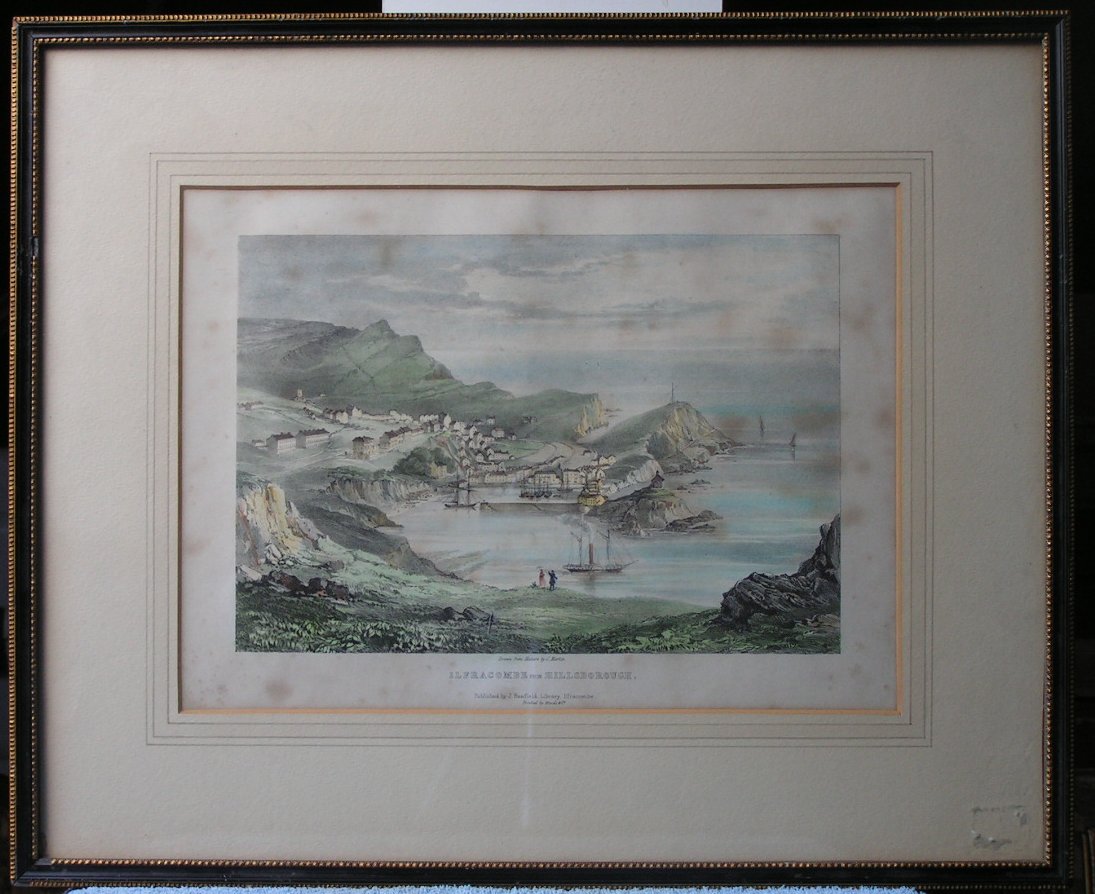 Lithograph - Ilfracombe from Hillsborough