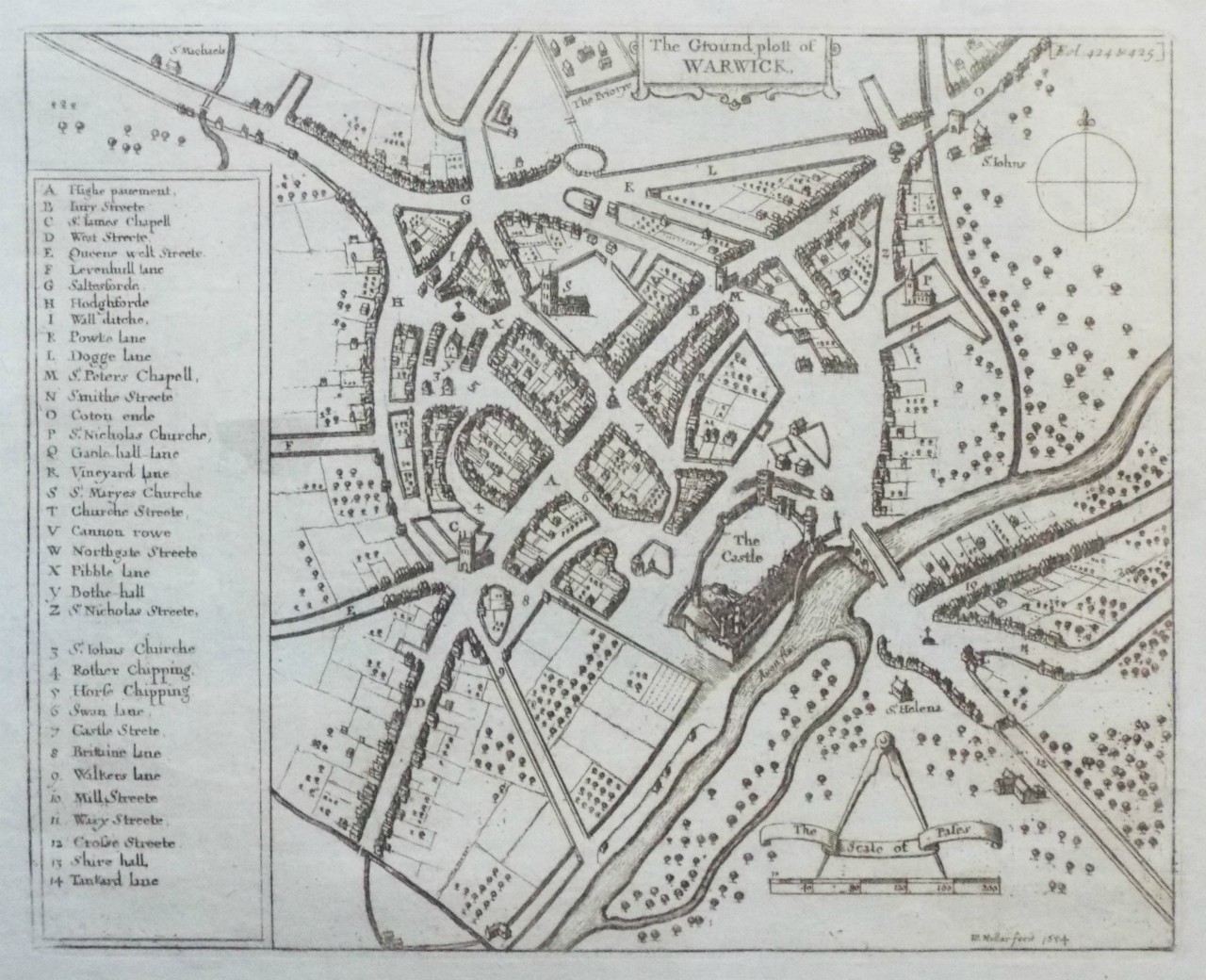 Map of Warwick - Warwick