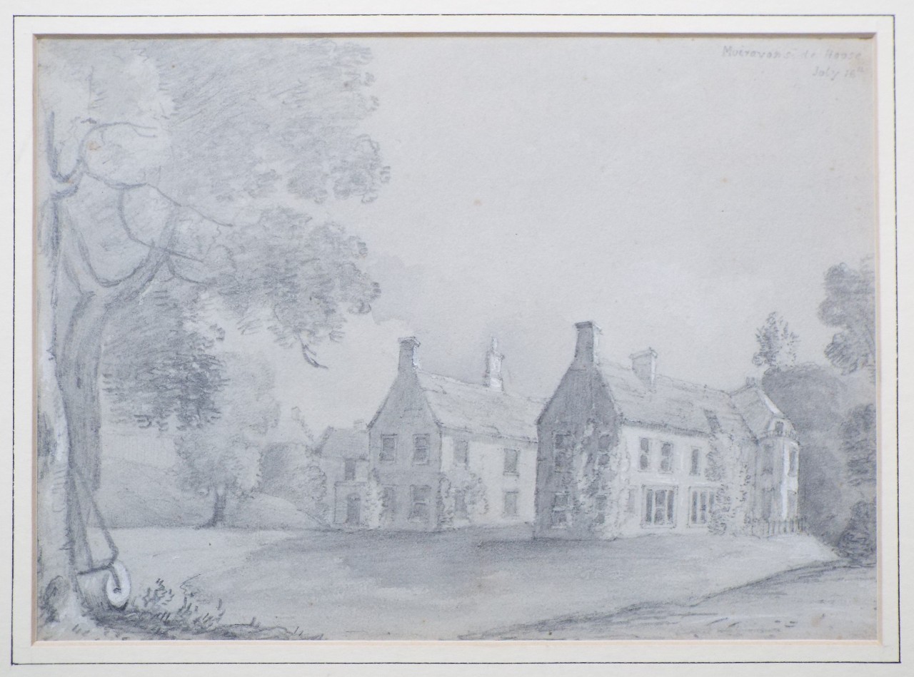 Pencil drawing - Muiravonside House July 18th 1838