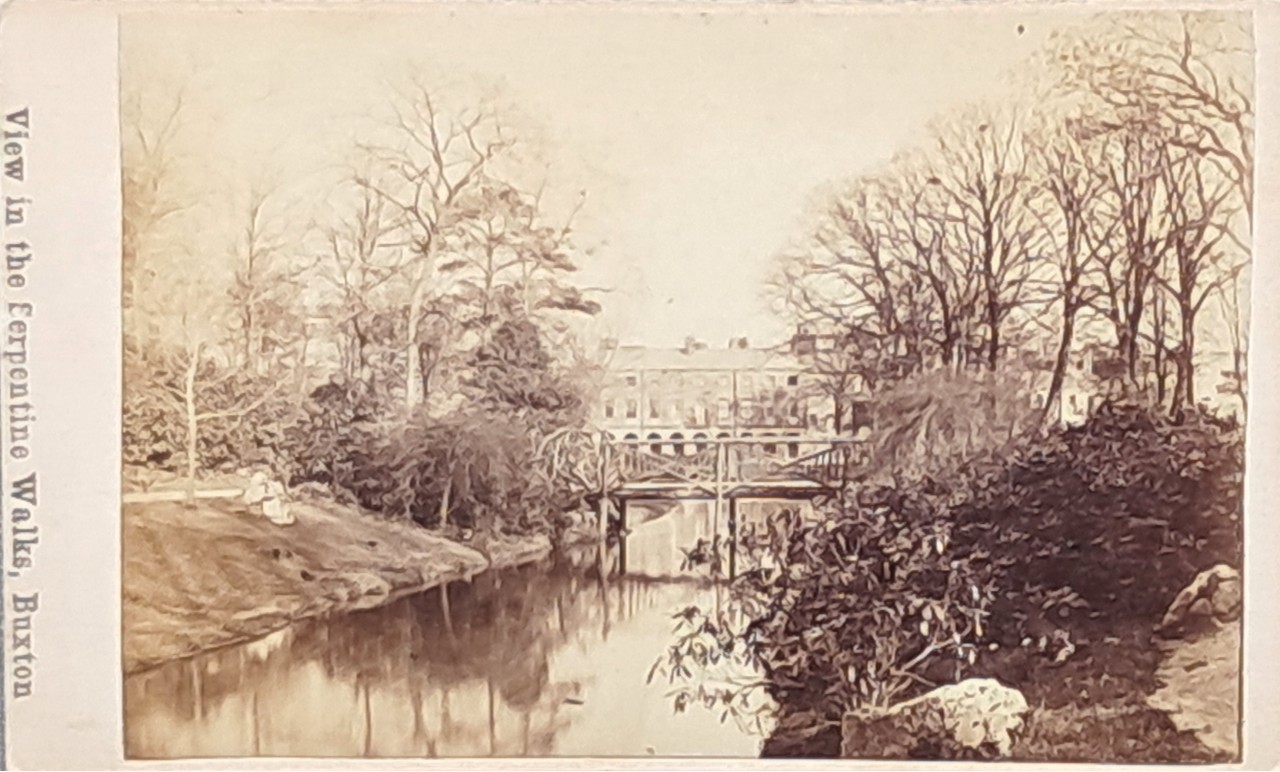 Photograph - View in the Serpentine Walks, Buxton.
